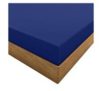 HOME ACE Royal Blue Easy Iron Percale 4FT Small Double Fitted Sheet Small Double Sheets Polycotton Fitted Sheet caught, 100% Poly Cotton 4FT Fitted Bed Sheets, Small Double Bed Sheets