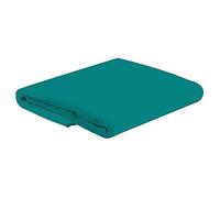 HOME ACE Teal Easy Iron Percale Super King Bed Flat Sheet, Superking Size Bed Cotton Flat Sheet 100% Poly Cotton Top Sheets Superking Bedding, Polycotton Super King Size Bed Sheet