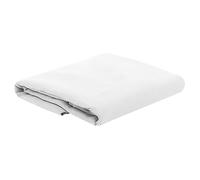 HOME ACE White Easy Iron Percale Super King Bed Flat Sheet, Superking Size Bed Cotton Flat Sheet 100% Poly Cotton Top Sheets Superking Bedding, Polycotton Super King Size Bed Sheet