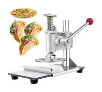 Home Adjustable Thickness Tortilla Pastry Press Machine, Pizza Dough Press Machine, 12/14/16 Cm Stainless Steel Pressure Plate, Simple Manual Control Lever, for Pizza, Pie, Tortillas and Pastry