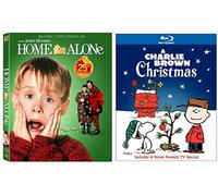 Home Alone 1 & A Charlie Brown Christmas 2-Blu-ray Christmas Bundle