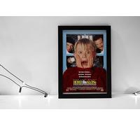 Home Alone 1990 Movie Poster Print, Framed Print, Ready To Hang Canvas, Wall Art, Home Decor Various Sizes