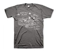Home Alone - Battle Plan Men's T-Shirt Size M Grey