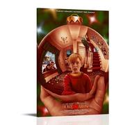 Home Alone Canvas Wall Art Living Modern Family Bedroom Music Movie Cartoon Poster 08x12inch(20x30cm) Frame-style