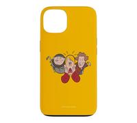 Home Alone Cartoon Kevin Harry and Marv Yellow Case for iPhone 13