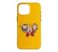 Home Alone Cartoon Kevin Harry and Marv Yellow Case for iPhone 16 Pro Max