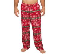 Home Alone Merry Christmas Ya Filthy Animal Lounge Pants (Adult X-Large) Red