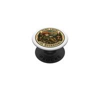 Home Among The Mushrooms Sloth Cottagecore Nature PopSockets Adhesive PopGrip