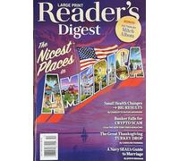HOME ARCHIVE Tote Bag + Reader’S Digest Large Print Magazine October-November 2025