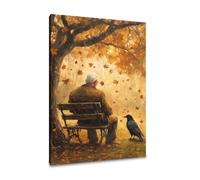 Home Art Haven Autumn's Secret Keeper Canvas Wall Art for Living Room Bedroom, Print Picture Painting for Home Office Wall Artwork Decor Ready to Hang 60 x 90 cm