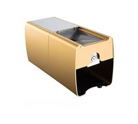 Home Automatic Oil Press Machine Cold/Hot Nut Oil Extractor Stainless Steel Oil Press Expeller Nuts Seeds Oil Presser for Flax Peanut Perilla Canola Sesame 3-6Kg/H (for Peanuts) 170W