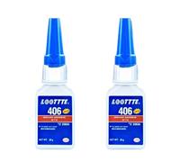 Home avenue 406 Super Glue 20g - Industrial Instant Adhesive for Plastic, Wood, Rubber, Shoes, Ceramics & Metal, Strong & Quick Dry - Pack of 2