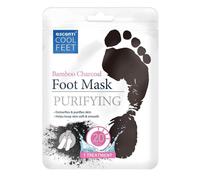 Home Avenue Escenti Cool Feet Foot Mask Sock Feet Treatment Mask Cracked Heel Peel - Bamboo Charcoal