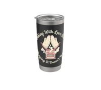 Home Baker Bake with Love Pray No Burn Kitchen Stainless Steel Insulated Tumbler