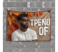 Home Bar Decor Autumn Vibes: Bold Style Meets Nature's Palette Tapestry Beer Decor Decor for Man Cave(100X150CM)