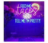 Home Bar Decor Burger Restaurant Neon Atmosphere, Five Colors To Make Your Store More Atmosphere, Party, Bar Neon Custom Let Your Shop Light Up 45.7cmх37.6cm
