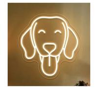 Home Bar Decor Dog Neon Sign Animals LED Light USB Powered for Pets Shop Bar Game Room Home Bedroom Personalized Wall Decor(G,40x39cm)
