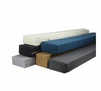 Home Bed Gap Filler Mattress Seam Pillow, Multiple Sizes Mattresses Extender, Close the Gap Between Headboard Wall or Foot Board (120x10x15cm,Khaki)