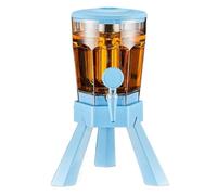 Home Beer Dispenser, Beer Dispenser 101oz Ice Tube Tabletop Drink Tower Dispenser Drinks Dispenser(Blue)