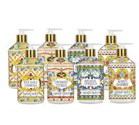 Home & Body Company Villa Flora Hand Soap, 8 Bottles, 560 ml, Verbena with Sea Salt, Citrus, Coconut, Orchid and White Jasmine, Home and Body Company