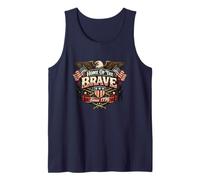 Home Brave 1776 Veteran Military Patriotic 250th Years Tank Top