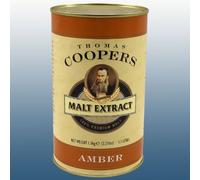 Home Brew - Coopers 1.5Kg Tin Of Liquid Amber Malt Extract (Medium)