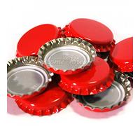 Home Brew Online Red 26mm Bottle Caps 100pk