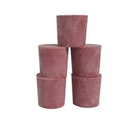 Home Brew & Winemaking - Solid or Bored Bungs (Cork or Rubber) to Fit Standard 1 Gallon Demijohn DIAH (6 x Rubber Bung 1gal - Solid)