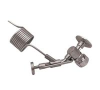 Home Brewing 304 Stainless Steel Beer Sampling Valve and defoaming Coil Combination Pigtail Cooling Coil for Beer Fermentation Tank red Wine Wine Accessories(TC34mm)