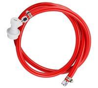 Home Brewing 5/16" Ball Lock Beer Gas Line Assembly PVC Hose with Swivel Nut Barb CO2 Gas Dispensing Tube Kit for Keg