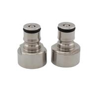 Home Brewing Carbonation Cap Ball Lock Post Conversion Kit - Easy Adapter for A D S G Type Keg Coupler-1pc(Gas and Liquid)