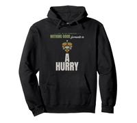 Home Brewing - Nothing Good Ferments In A Hurry - Brew Day Pullover Hoodie
