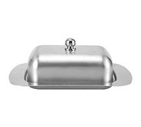 Home Butter Dish,Butter Dish with Lid,Butter Keeper Stainless Steel Fridge Butter Container 7.3 x 4.8 x 2.8 inch Insulated Butter Holder Airtight Cheese Dish Butter Plate, Dishwasher Safe