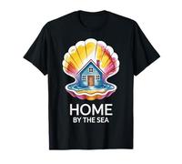 Home By The Sea Shell House Design T-Shirt