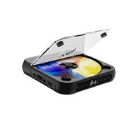 Home CD Player Compact Audio Music Player for Friends Language Learners Kids Black 135x135x25mm