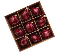 Home Celebration Bauble Set 9 Piece Christmas Tree, A