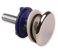 HOME CENTRE Chrome Kitchen Sink Tap Hole Blanking Plug 50mm Metal Plate Stopper Faucet Cover Bathtub Bathroom Leak Proof Easy to Install - No Tools - DIY