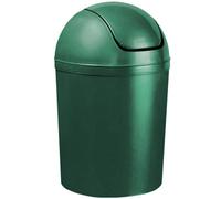 Home Centre.Direct Home Centre Compact Plastic Swing Top Waste Bin 5 Litre Green House Office Bathroom Lobby Dustbin