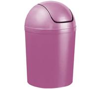 Home Centre.Direct Home Centre Compact Plastic Swing Top Waste Bin 5 Litre Purple House Office Bathroom Lobby Dustbin