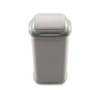 Home Centre.Direct Home Centre Lift Top Classic Plastic Waste Bin 30 Litre Grey