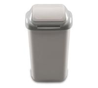 Home Centre.Direct Home Centre Lift Top Classic Plastic Waste Bin 50 Litre Grey