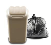 Home Centre.Direct Home Centre Lift Top Plastic Waste Bin 30 Litre Cappuccino Kitchen Office School Work Recycling