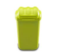 Home Centre.Direct Home Centre Lift Top Plastic Waste Bin 30 Litre Green Kitchen Office School Work Recycling