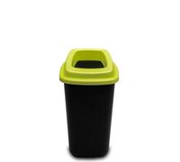 Home Centre.Direct Home Centre Plastic Recycling Kitchen Office Waste Bin 28 Litre Green Open Touchless Rim