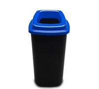 Home Centre.Direct Home Centre Plastic Recycling Kitchen Office Waste Bin 45 Litre Blue Open Touchless Rim