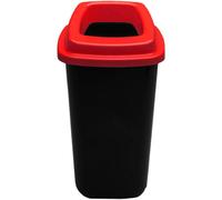 Home Centre.Direct Home Centre Plastic Recycling Kitchen Office Waste Bin 45 Litre Red Open Touchless Rim