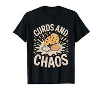 Home Cheesemaker Embracing Messy Art Making Cheese Curds T-Shirt
