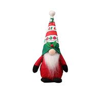 Home Christmas Decorations Christmas Tray Furnishing Articles Doll Old Man Decoration Classic Faceless Doll Yellow, One Size