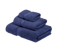 Home City, 100% Cotton, Towel Set, Navy - Towel