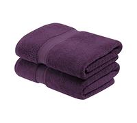 Home City, 100% Cotton, Towel Set, Plum - Towel